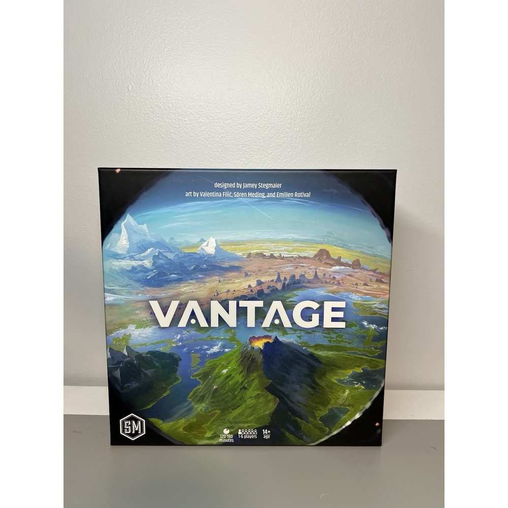Vantage Board Game Stonemaier Games Opened Excellent Condition Open World
